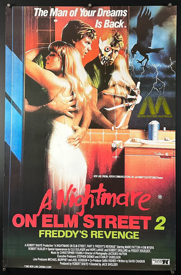 A NIGHTMARE ON ELM STREET 2 (1985) MOVIE POSTER, AUSTRALIAN ONE SHEET