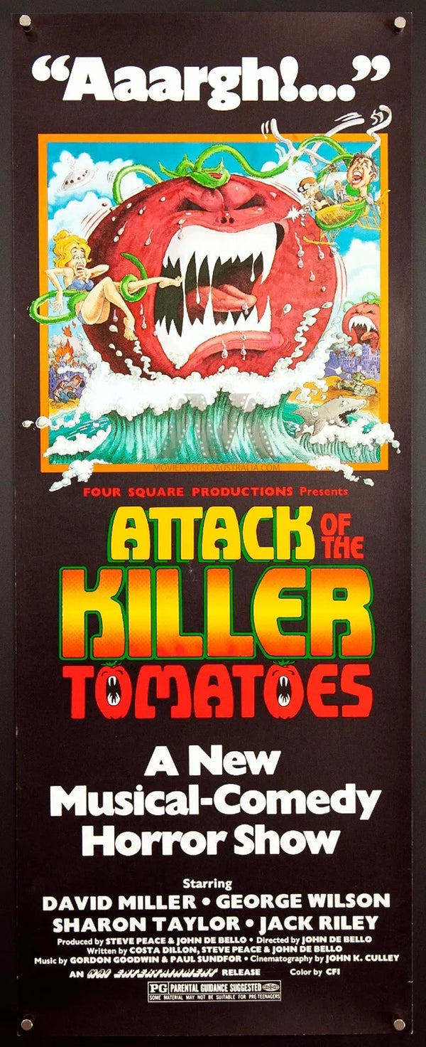 ATTACK OF THE KILLER TOMATOES (1978) US Insert, Original Movie Poster - Movie Posters Australia