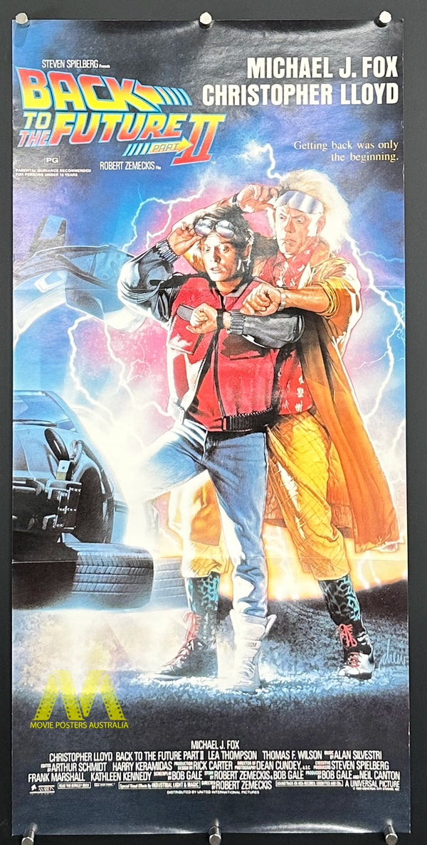BACK TO THE FUTURE PART II (1989) Movie Poster, Daybill, Michael J Fox