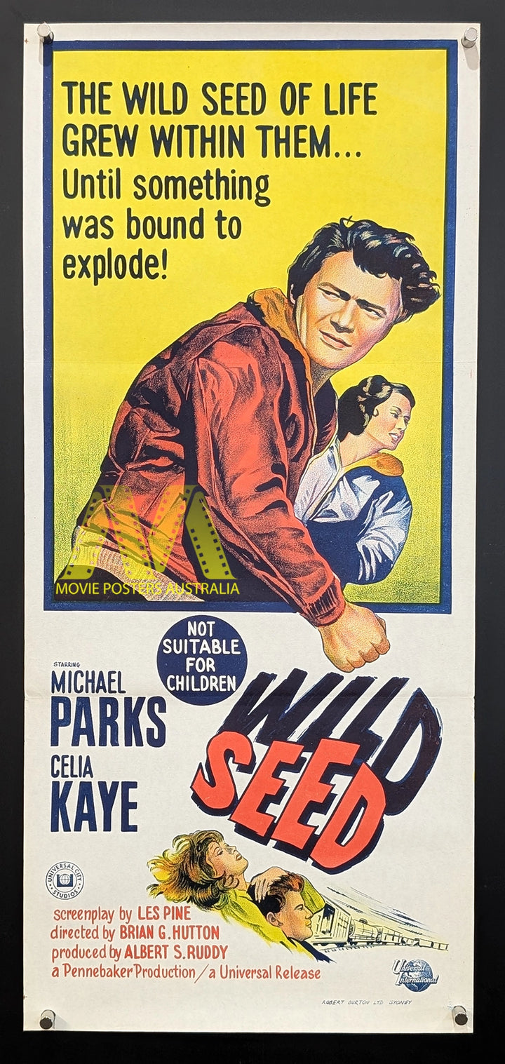 WILD SEED (1965) Australian Daybill Movie Poster, - Movie Posters Australia