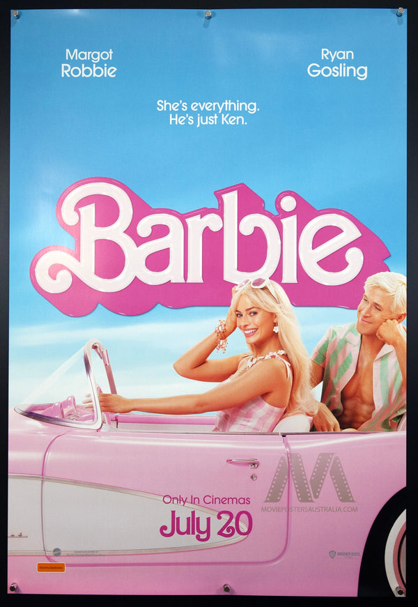 BARBIE (2023) Advance 1 Sheet, Margot Robbie, Ryan Gosling, NM - Movie Posters Australia