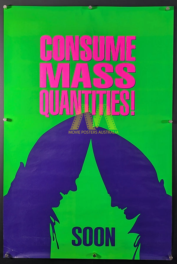 CONEHEADS (1993) MOVIE POSTER, ADVANCED PROMOTION, RARE