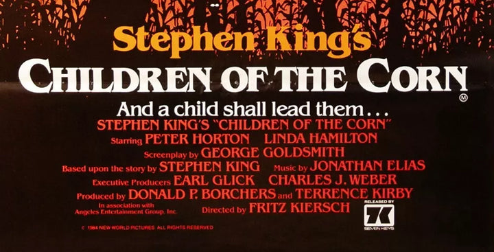 CHILDREN OF THE CORN (1984) Australian 1 Sheet, tri folded, VF+ condition, RARE - Movie Posters Australia