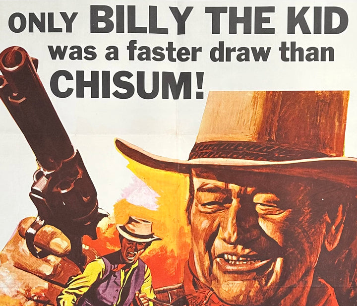 CHISUM (1970) Movie Poster, Australian One Sheet, Western, John Wayne ...