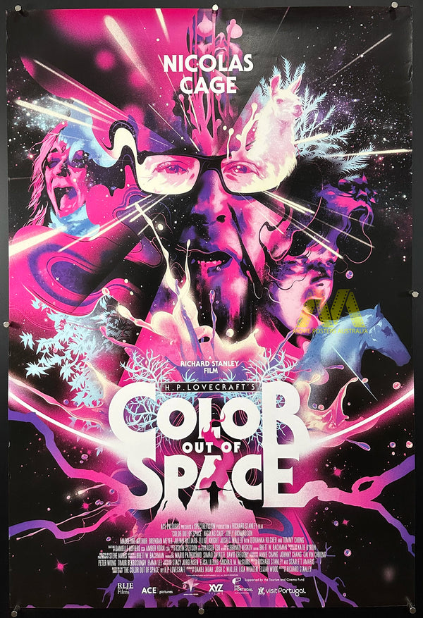 COLOR OUT OF SPACE (2019) Movie Poster, US 1Sh DS, Nicolas Cage, RARE!