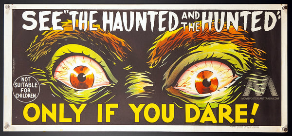 DEMENTIA 13 / THE HAUNTED AND THE HUNTED (1963) Horizontal Daybill, VF - Movie Posters Australia