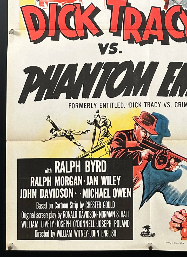 DICK TRACY V THE PHANTOM EMPIRE (1941) RR52, US One Sheet - Movie Posters Australia