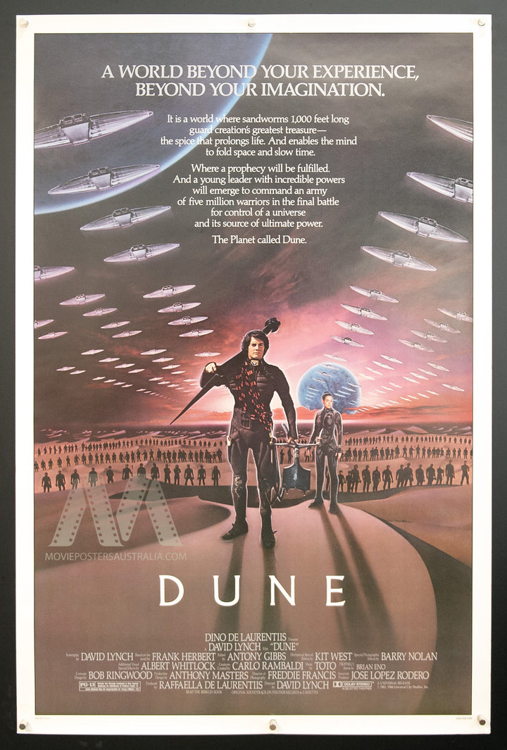 DUNE (1984) Original US One Sheet, NSS #8401268, Rolled, Beautiful Condition - Movie Posters Australia