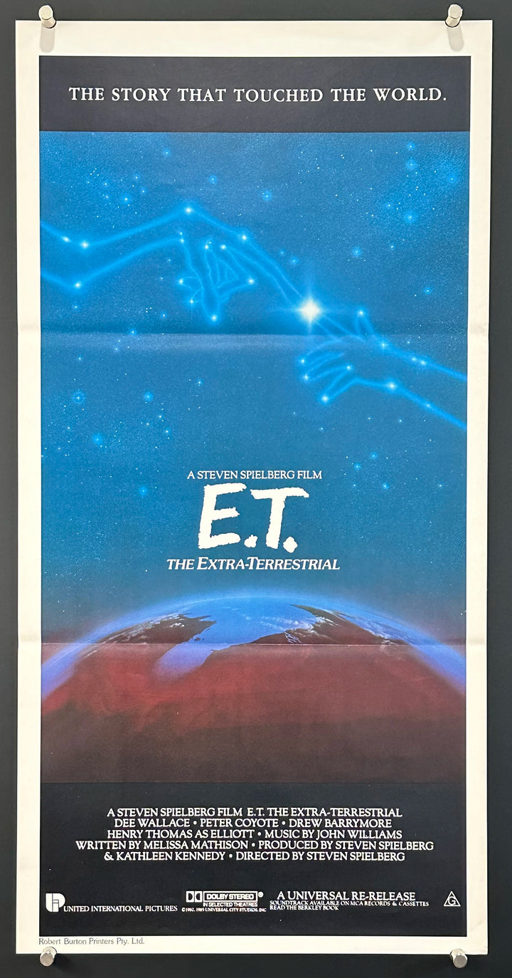 ET: The Extra Terrestrial (1982) Daybill Movie Poster RR 1985 - Movie Posters Australia