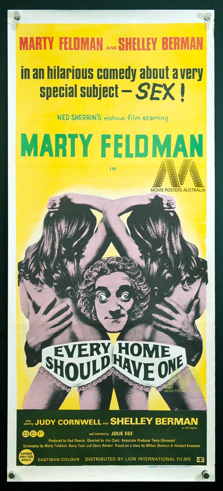 EVERY HOME SHOULD HAVE ONE (1970) Marty Feldman, Daybill. - Movie Posters Australia