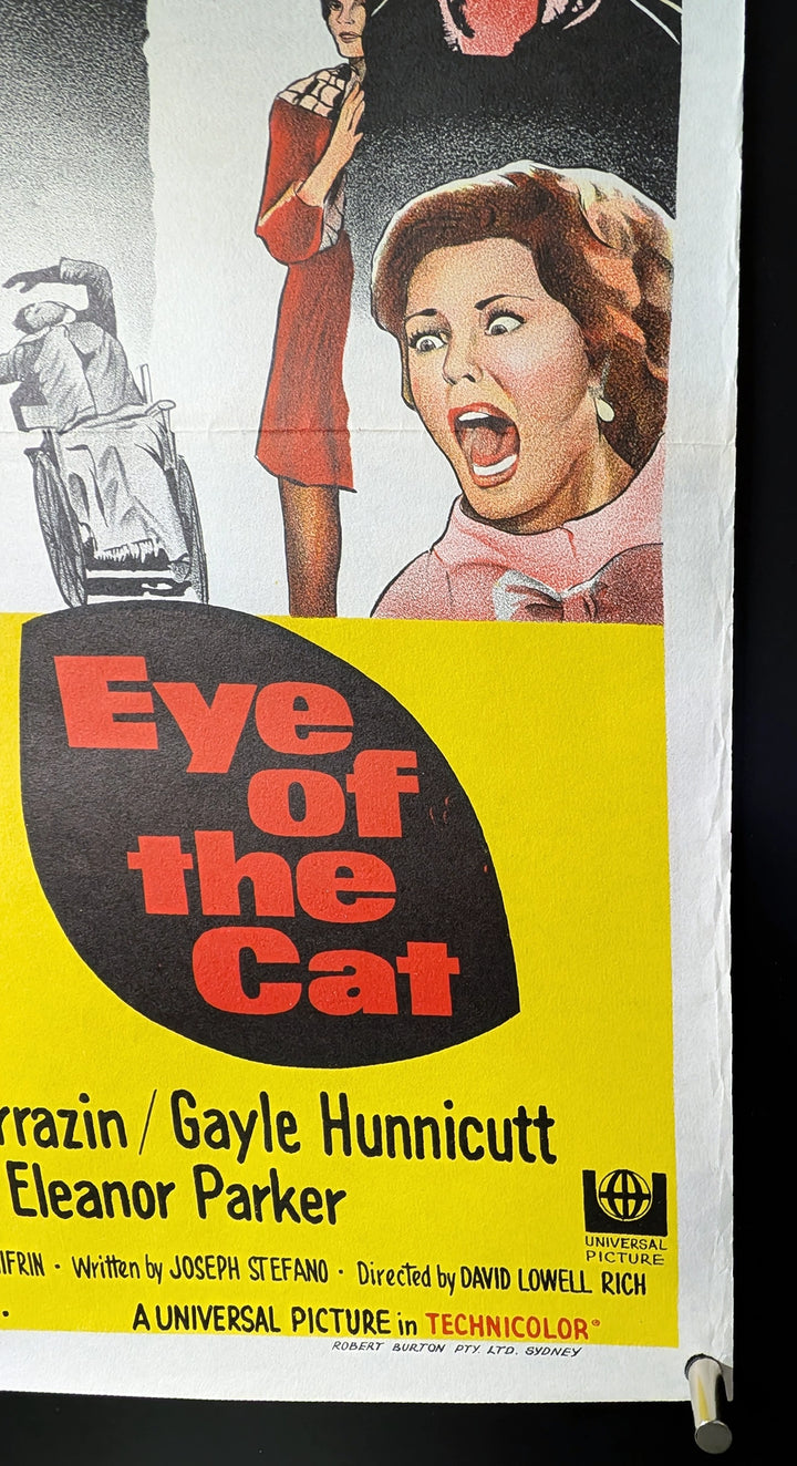 EYE OF THE CAT (1969) Australian Daybill Movie Poster - Movie Posters Australia