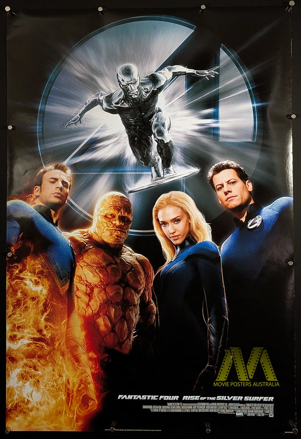 FANTASTIC FOUR, RISE OF THE SILVER SURFER (2007) US One Sheet