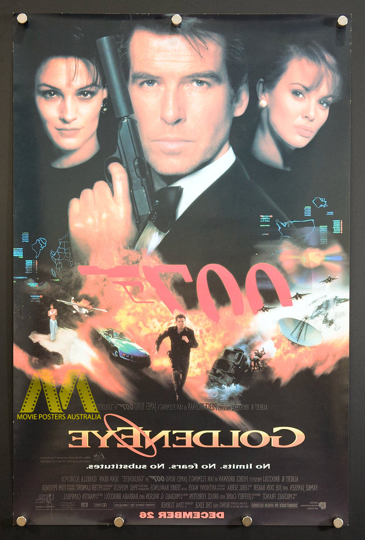 GOLDEN EYE (1995) James Bond, Daybill, Double Sided 13 x 20.5cm - Movie Posters Australia