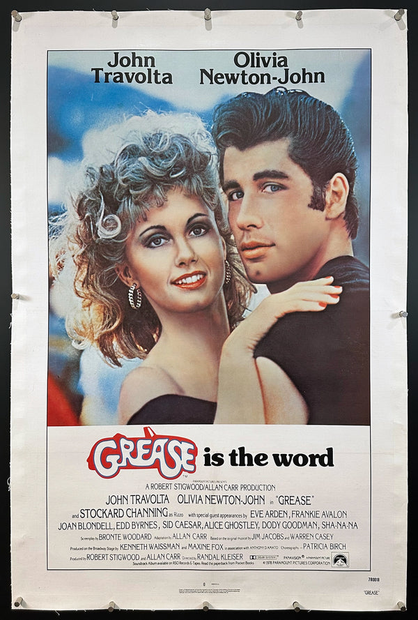 GREASE (1978) Movie Poster, US One Sheet, Olivia Newton-John, LB - Movie Posters Australia