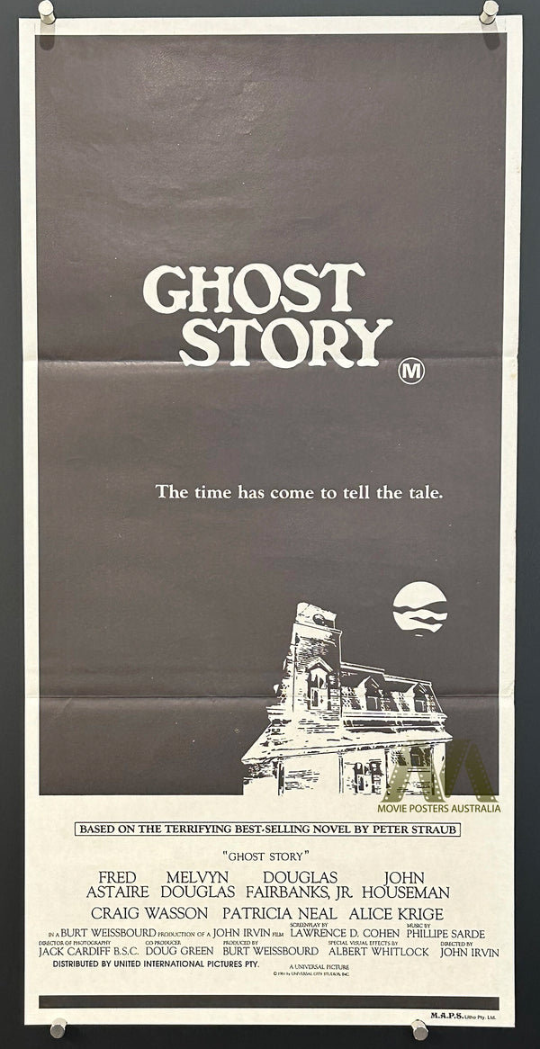 GHOST STORY (1981) Movie Poster Original Daybill, Fred Astaire - Movie Posters Australia