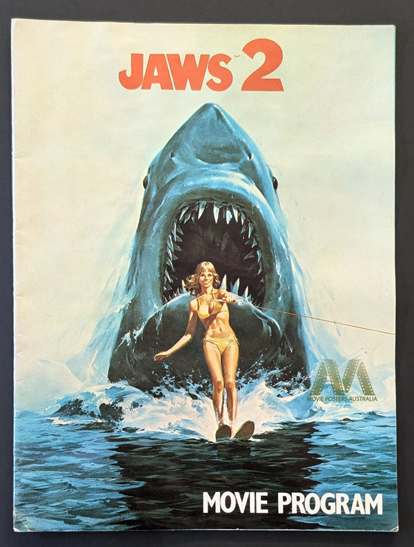 JAWS 2 (1978) Collectable Movie Program, Original Souvenir Book