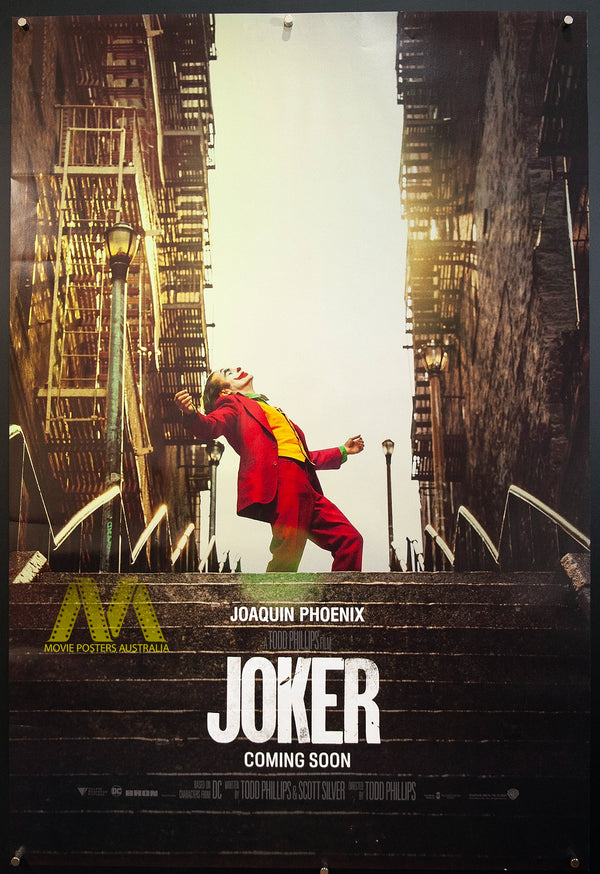 JOKER (2019) Joaquin Phoenix, DS Advance One Sheet - Movie Posters Australia