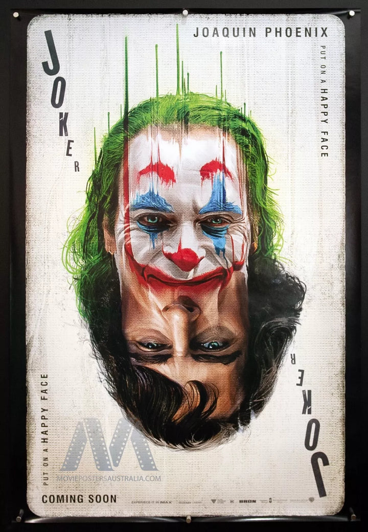 JOKER (2019) Advance/Teaser 1 Sheet, Misprint 'EXPERIECE' VERY RARE! - Movie Posters Australia