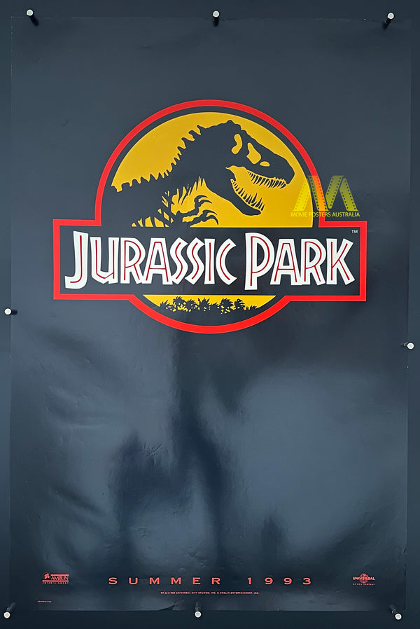 JURASSIC PARK (1993) Movie Poster, Advance/Teaser US One Sheet - Movie Posters Australia