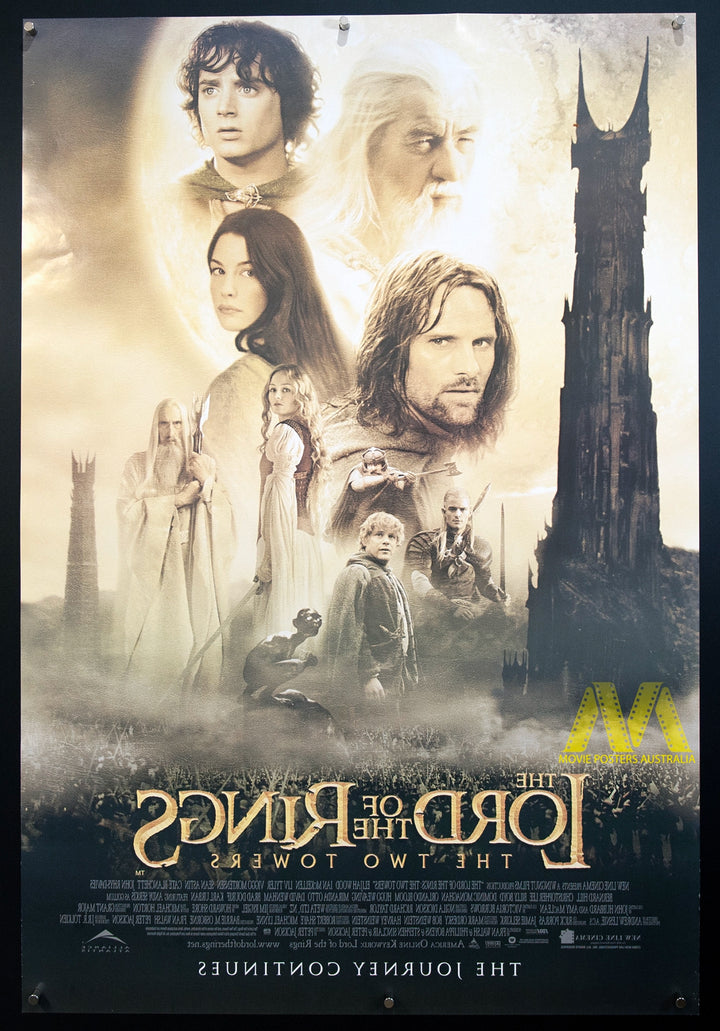 LORD OF THE RINGS, THE TWO TOWERS (2002) DS Advance Aust 1 Sheet - Movie Posters Australia