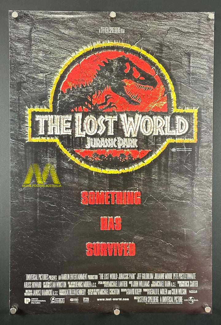 THE LOST WORLD, JURASSIC PARK (1997) DS Mini Movie Poster - Movie Posters Australia