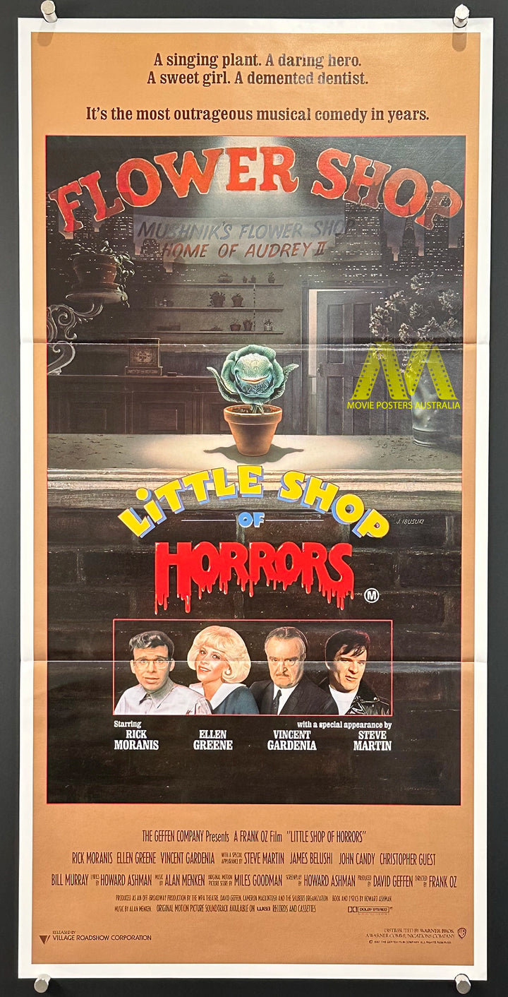 LITTLE SHOP OF HORRORS (1986) Movie Poster Daybill, Steve Martin - Movie Posters Australia