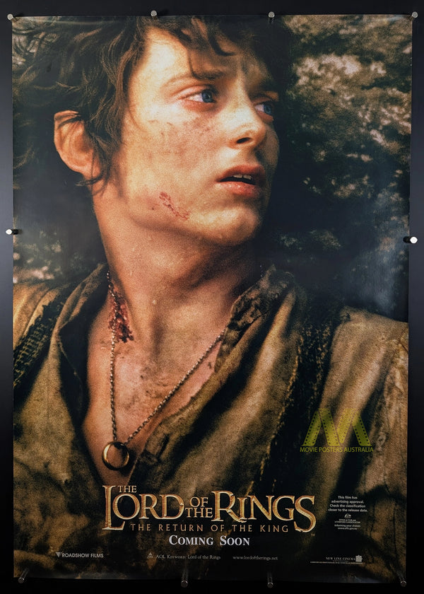 LORD OF THE RINGS, RETURN OF THE KING (2003) Aust Advance 1 Sheet, Frodo