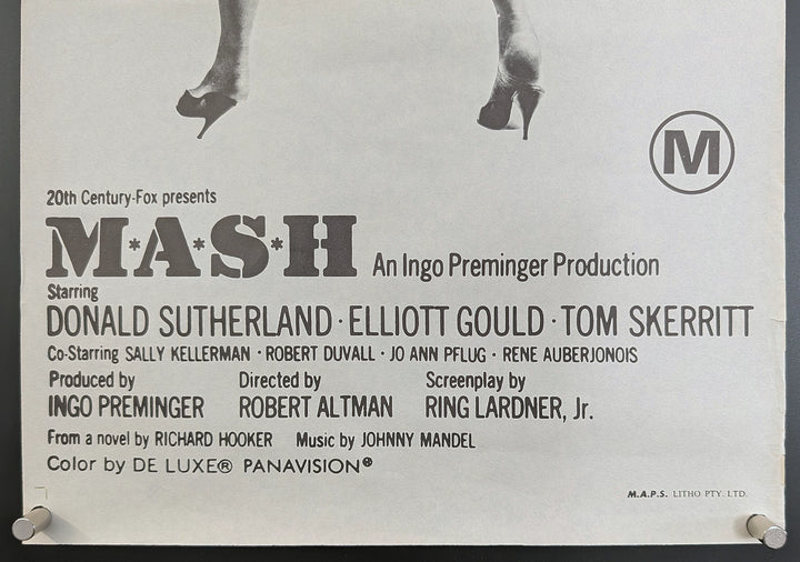 MASH (1970) Australian Daybill Black and White Movie Poster - Movie Posters Australia