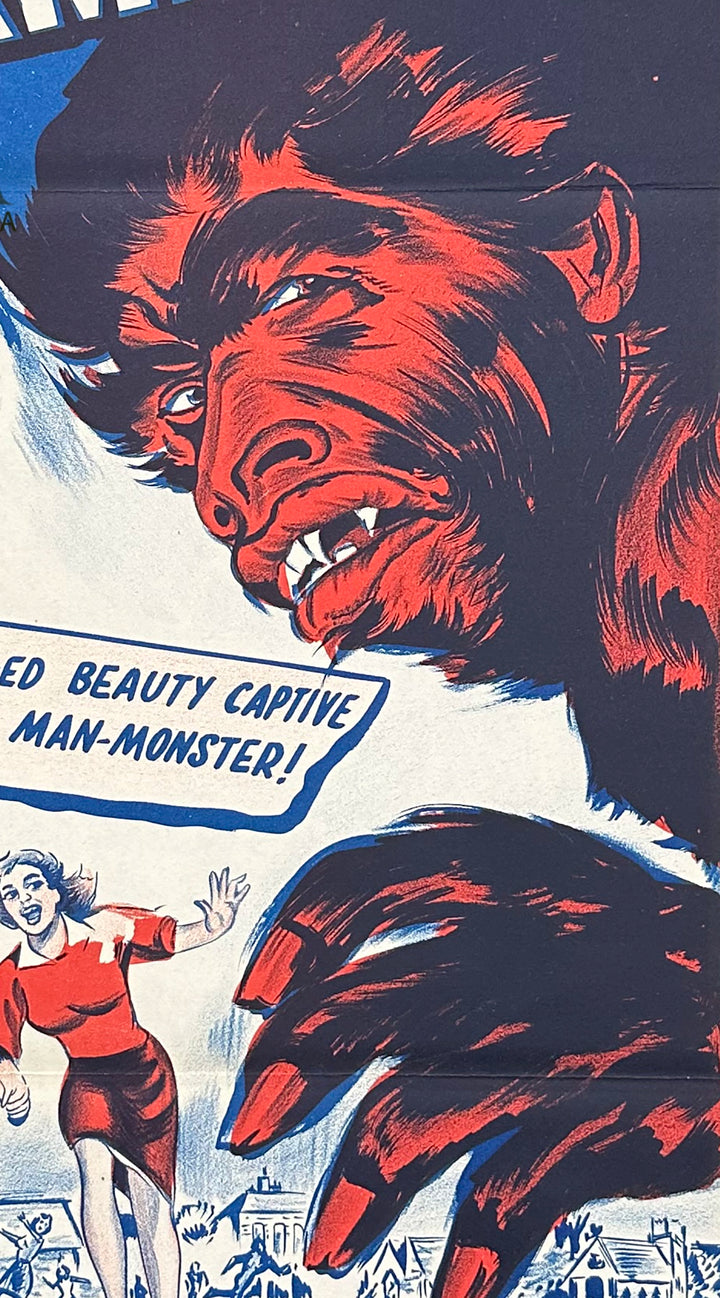 MONSTER ON CAMPUS (1958) Arthur Franz, Original Australian Daybill - Movie Posters Australia