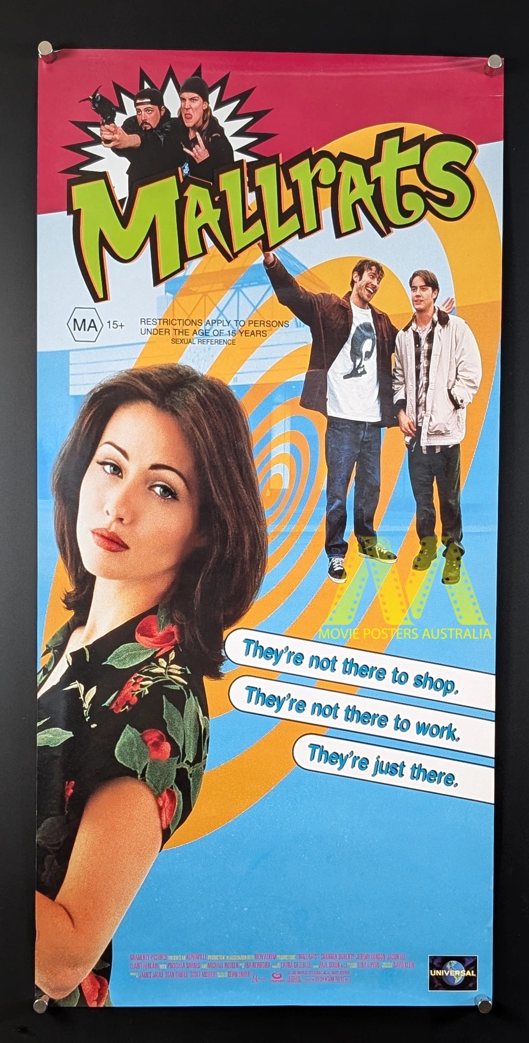 Malln Rats MALLRATS (1995) Australian Daybill Movie Poster, Kevin Simith, VF RARE ...