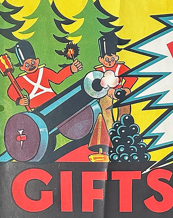 MERRY CHRISTMAS VINTAGE POSTER approx 1930's - Movie Posters Australia
