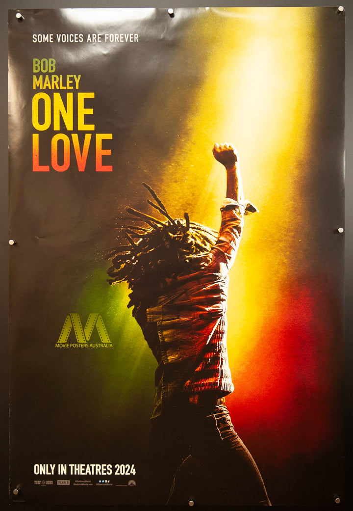 ONE LOVE - THE BOB MARLEY STORY (2024) Advance/Teaser US 1 Sheet, VF+ - Movie Posters Australia