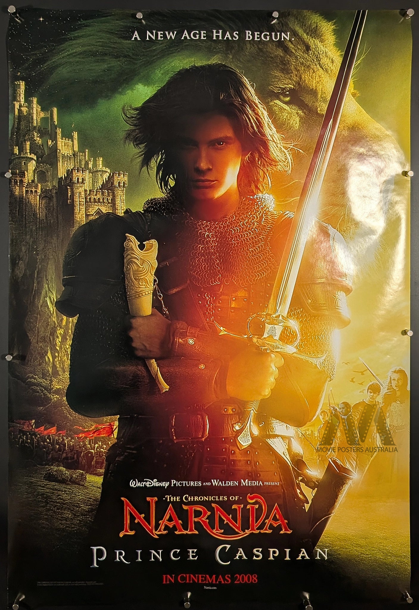 THE CHRONICLES OF NARNIA PRINCE CASPIAN 2008 Movie Poster US 1 Sht the-chronicles-of-narnia-prince-caspian-2008-movie-poster-us-1-sht