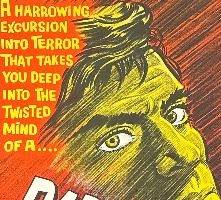 PARANOIAC (1963) Movie Poster Daybill, HORROR, HAMMER FILMS - Movie Posters Australia