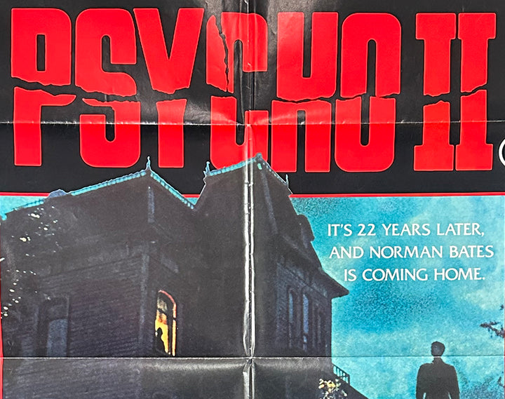 PSYCHO II (1983) Australian One Sheet Movie Poster, VF condition - Movie Posters Australia