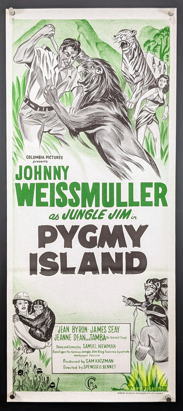 PYGMY ISLAND (1950) Aust Daybill Movie Poster, VF/NM Condition - Movie Posters Australia