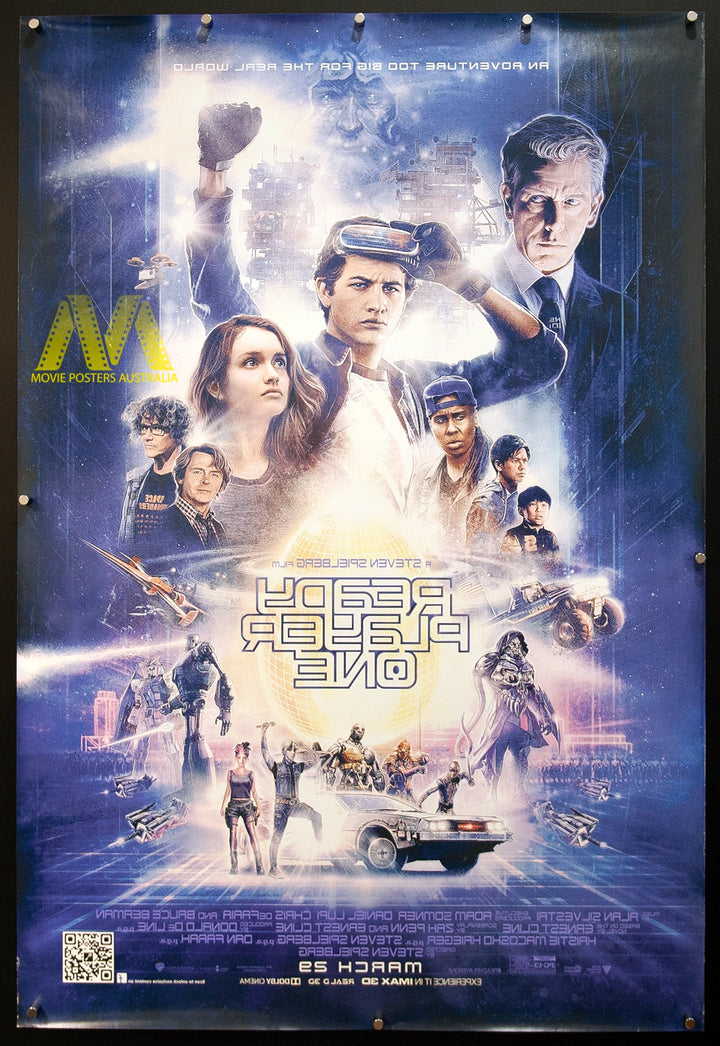 READY PLAYER ONE (2018), Steven Spielberg,  US 1 Sheet, VF+ Cond - Movie Posters Australia