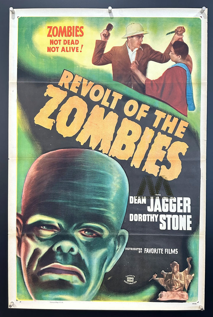 REVOLT OF THE ZOMBIES (1936) R'47 RARE, US 1 Sheet - Movie Posters Australia