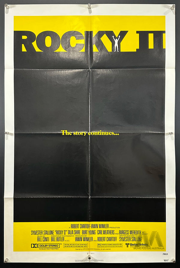 ROCKY II (1979) US One Sheet NSS Printed, Sylvester Stallone