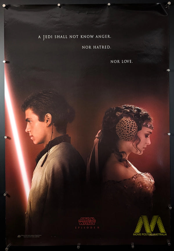 STAR WARS: EPISODE II, ATTACK OF THE CLONES (2002) Movie Poster, Advance Aust 1 Sheet