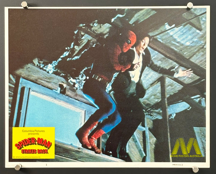 SPIDER-MAN STRIKES BACK (1978) US Lobby Card #1, Original - Movie Posters Australia