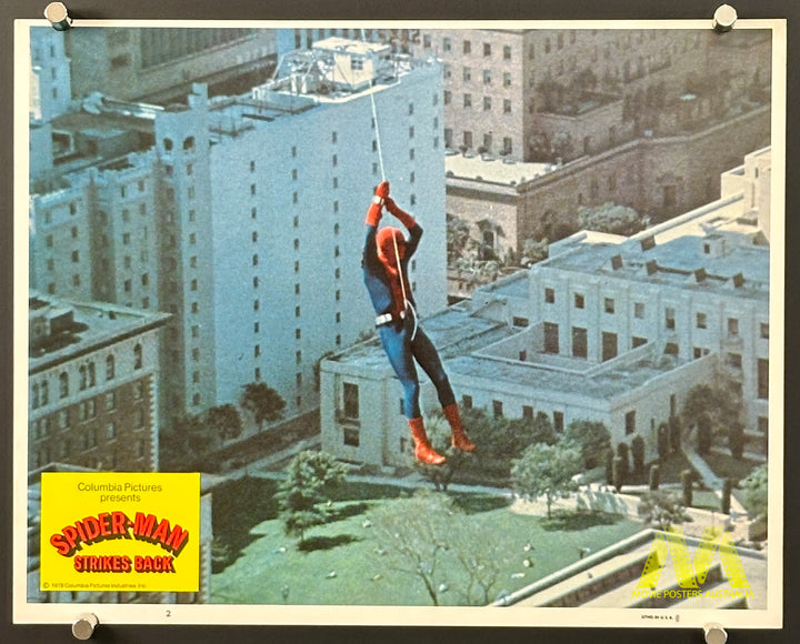 SPIDER-MAN STRIKES BACK (1978) US Lobby Card #2, Original - Movie Posters Australia