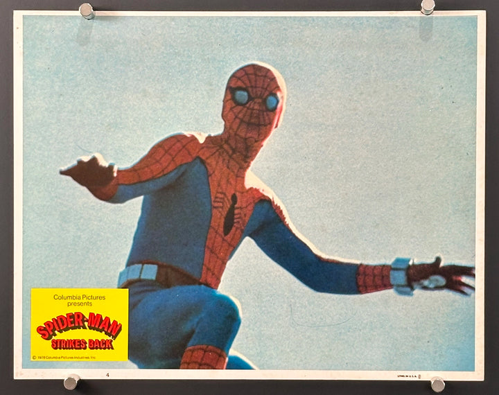 SPIDER-MAN STRIKES BACK (1978) US Lobby Card #4, Original - Movie Posters Australia