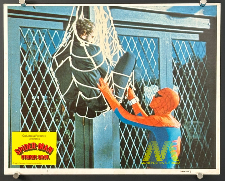 SPIDER-MAN STRIKES BACK (1978) US Lobby Card #5, Original - Movie Posters Australia