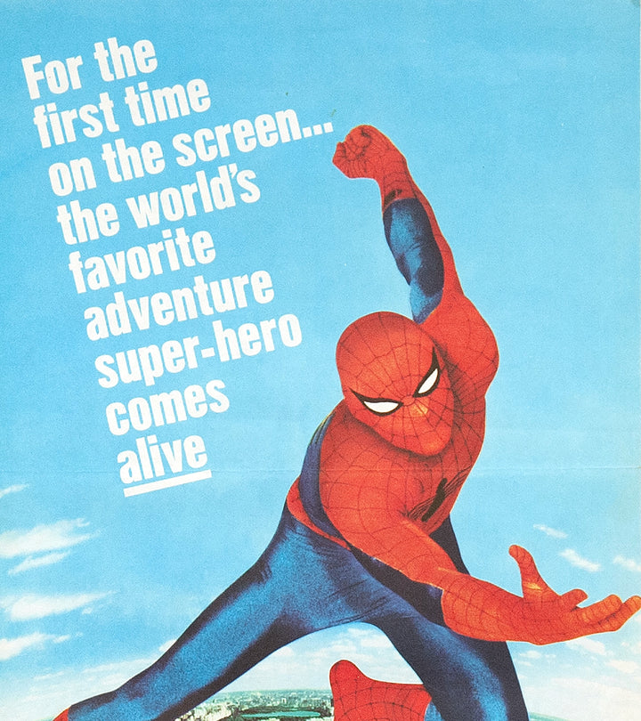 SPIDERMAN (1977) Australian Original Daybill Movie Poster - Movie Posters Australia