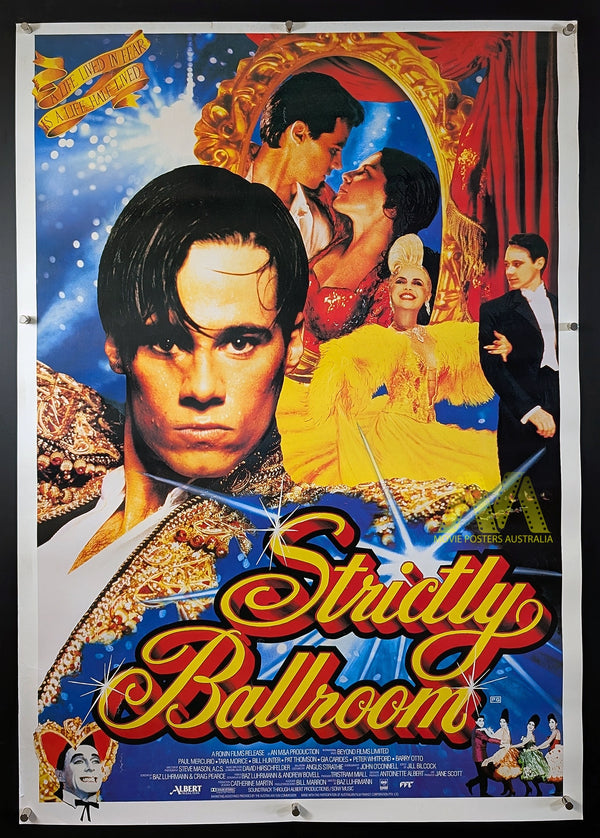 STRICTLY BALLROOM (1992) MOVIE POSTER, AUST ONE SHEET, BAZ LUHRMANN