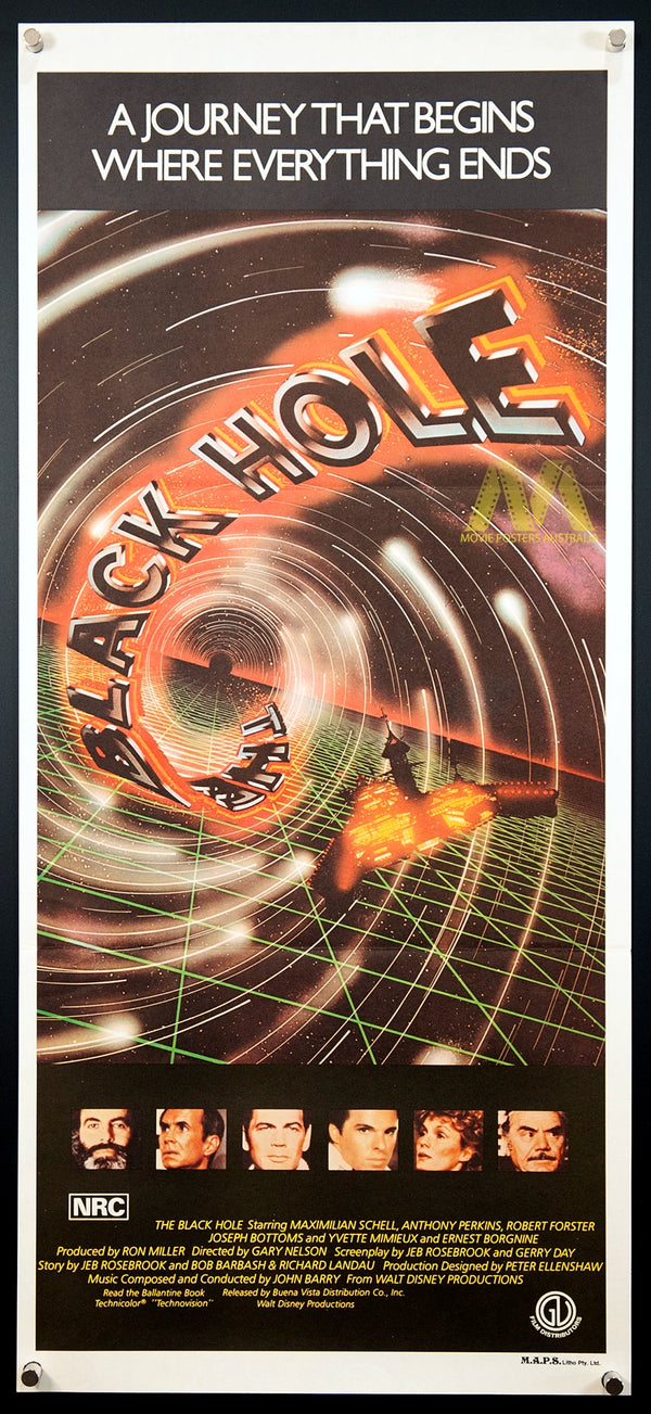 THE BLACK HOLE (1979) Daybill, Near Mint Condition - Movie Posters Australia