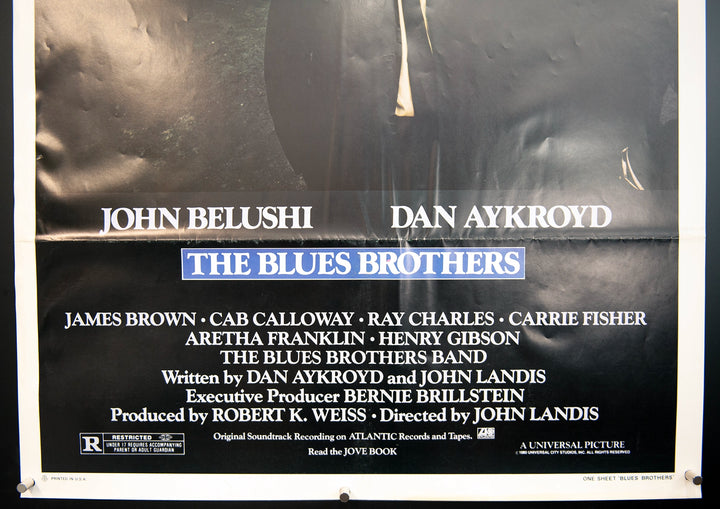 THE BLUES BROTHERS (1980) US 1 Sheet poster, Dan Ackroyd, VF Cond - Movie Posters Australia