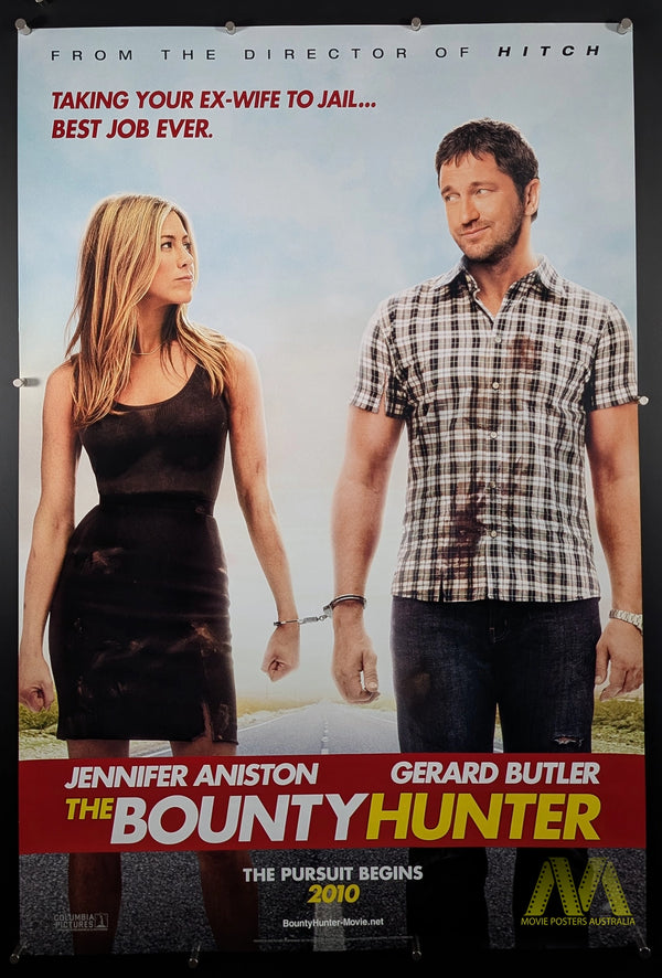 THE BOUNTY HUNTER (2010) Movie Poster, Advance Studio, US One Sheet