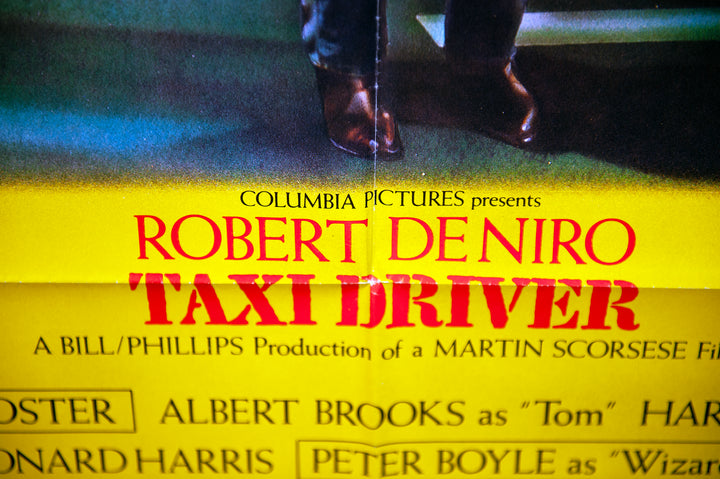 TAXI DRIVER (1976) US 1 Sheet, Robert DeNiro, Jodie Foster, VF - Movie Posters Australia